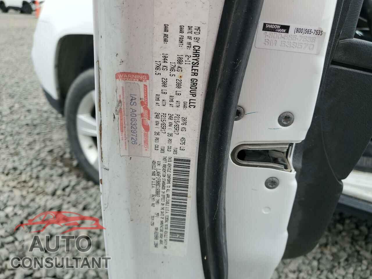 JEEP COMPASS 2011 - 1J4NF1FB0BD169802