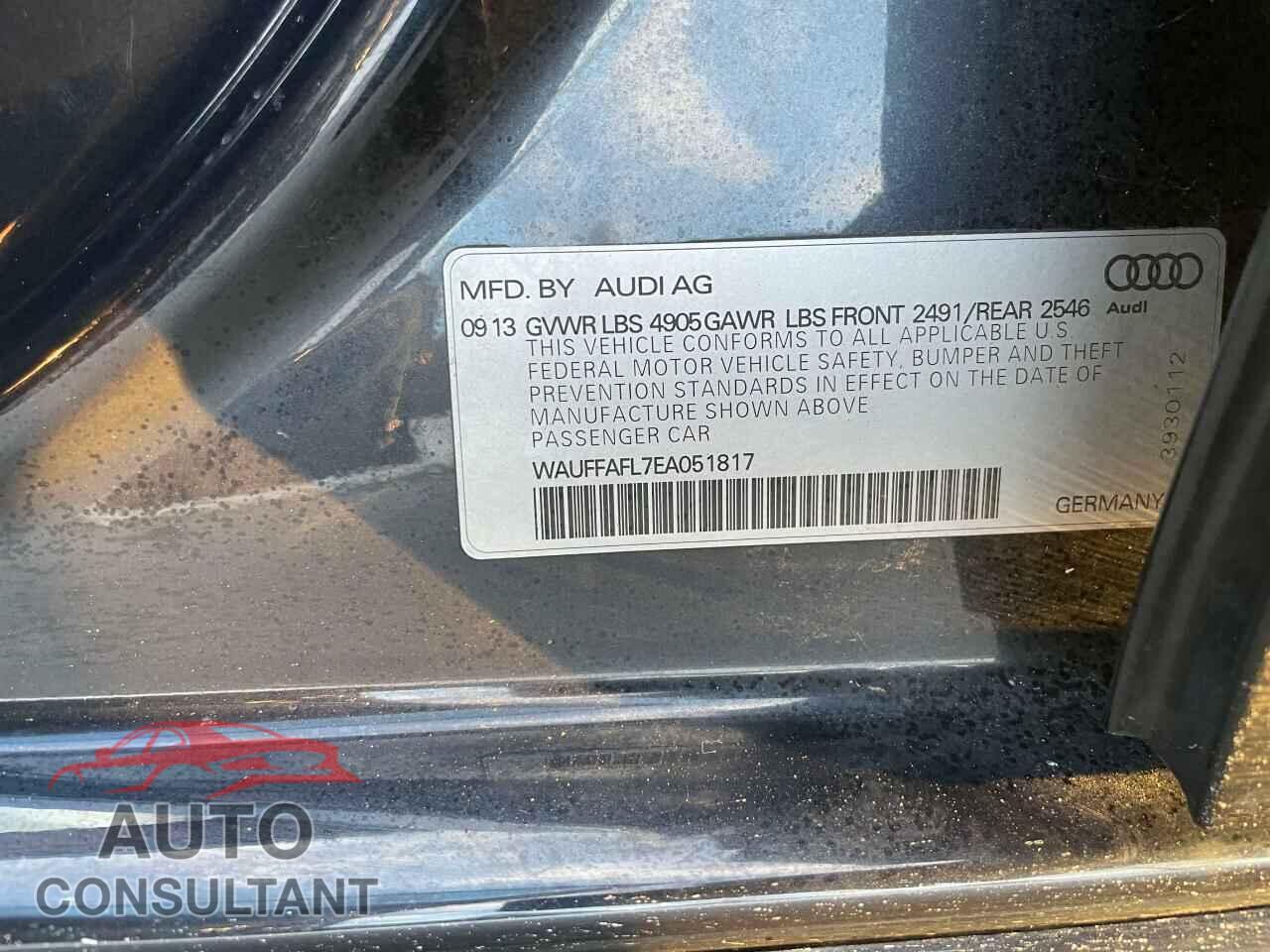 AUDI A4 2014 - WAUFFAFL7EA051817