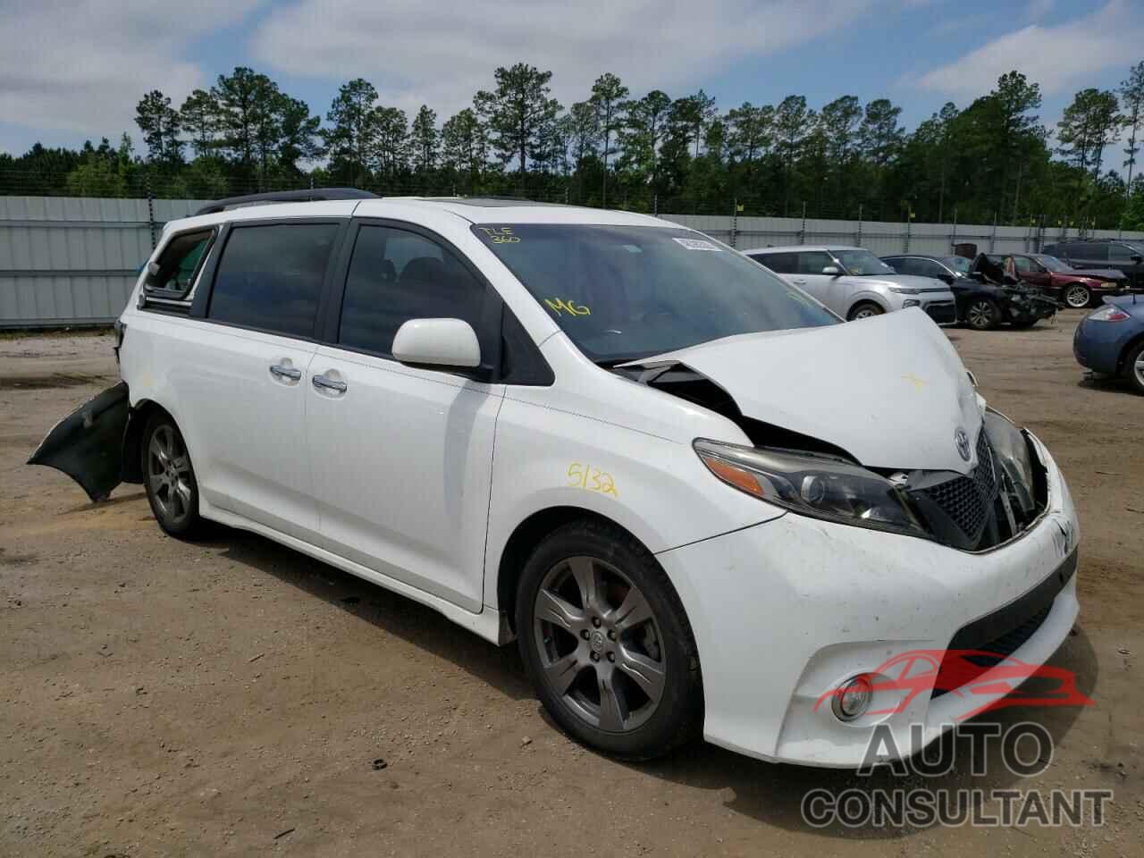 TOYOTA SIENNA 2017 - 5TDXZ3DC6HS822434