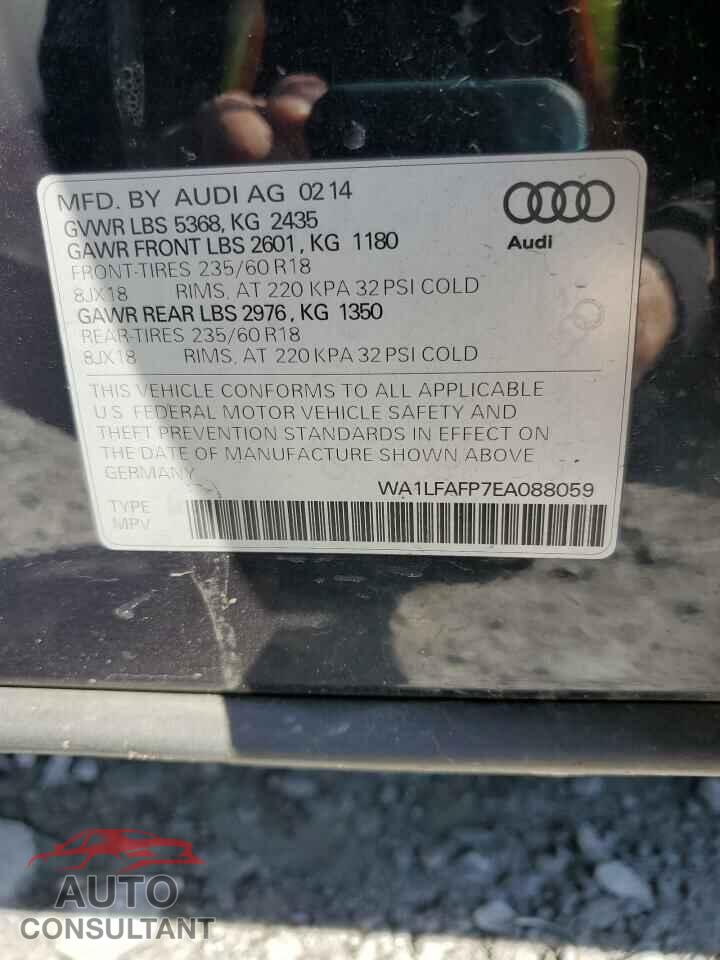 AUDI Q5 2014 - WA1LFAFP7EA088059