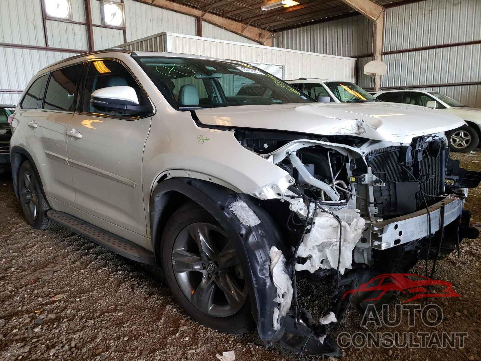 TOYOTA HIGHLANDER 2017 - 5TDDZRFHXHS359079