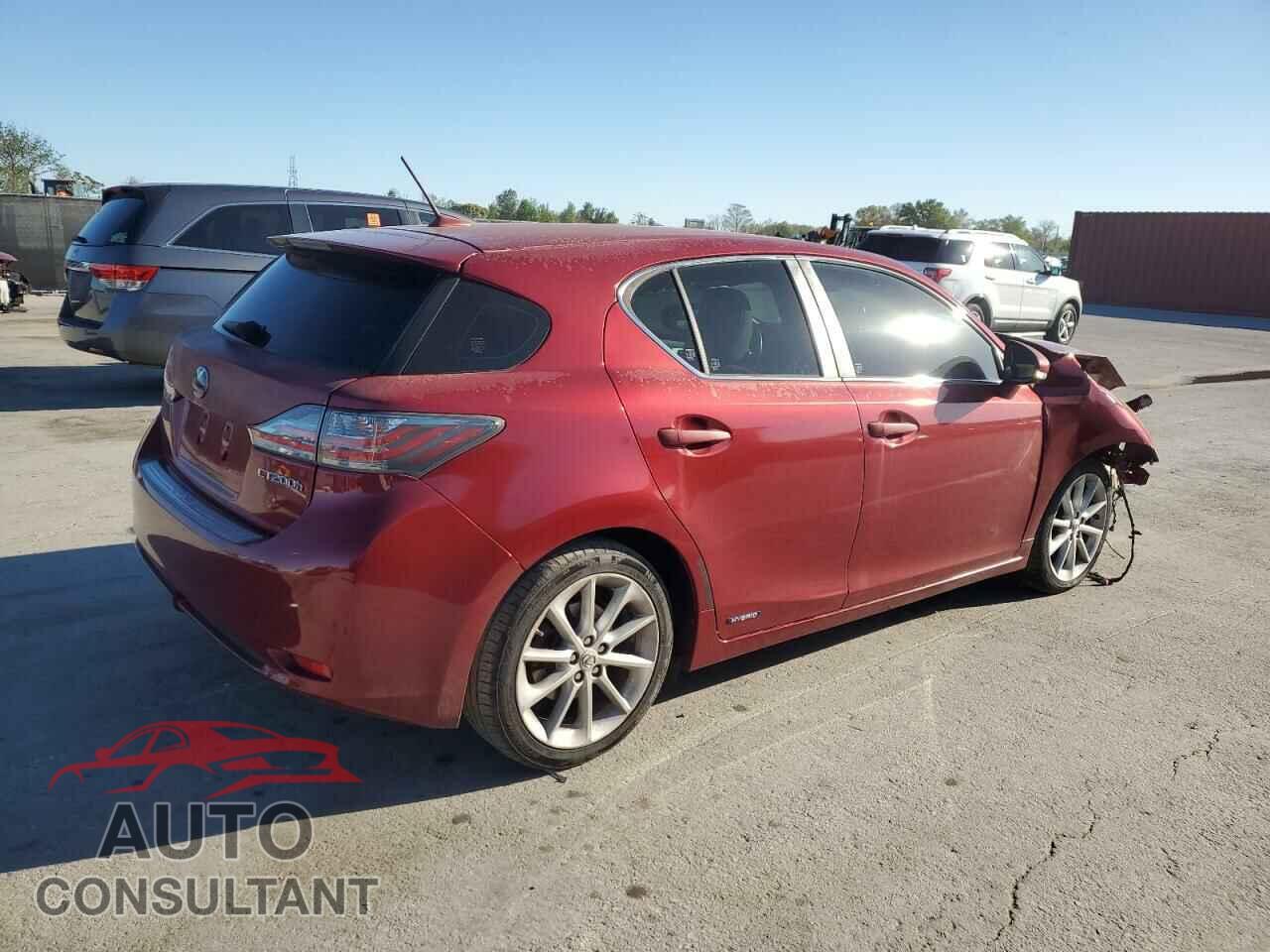 LEXUS CT 200 2012 - JTHKD5BH3C2113090