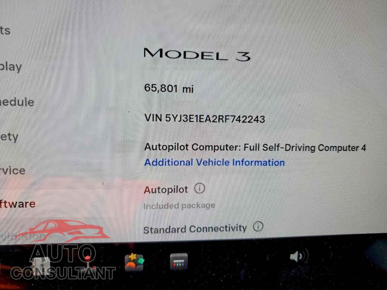 TESLA MODEL 3 2024 - 5YJ3E1EA2RF742243