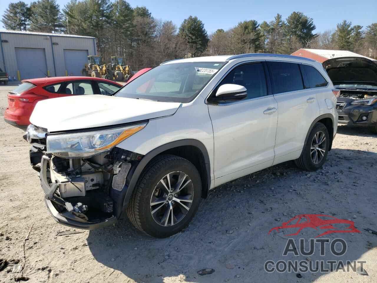 TOYOTA HIGHLANDER 2016 - 5TDJKRFH2GS311159