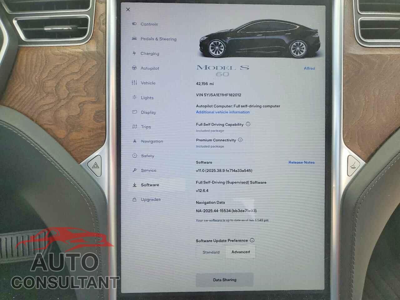 TESLA MODEL S 2017 - 5YJSA1E11HF182012