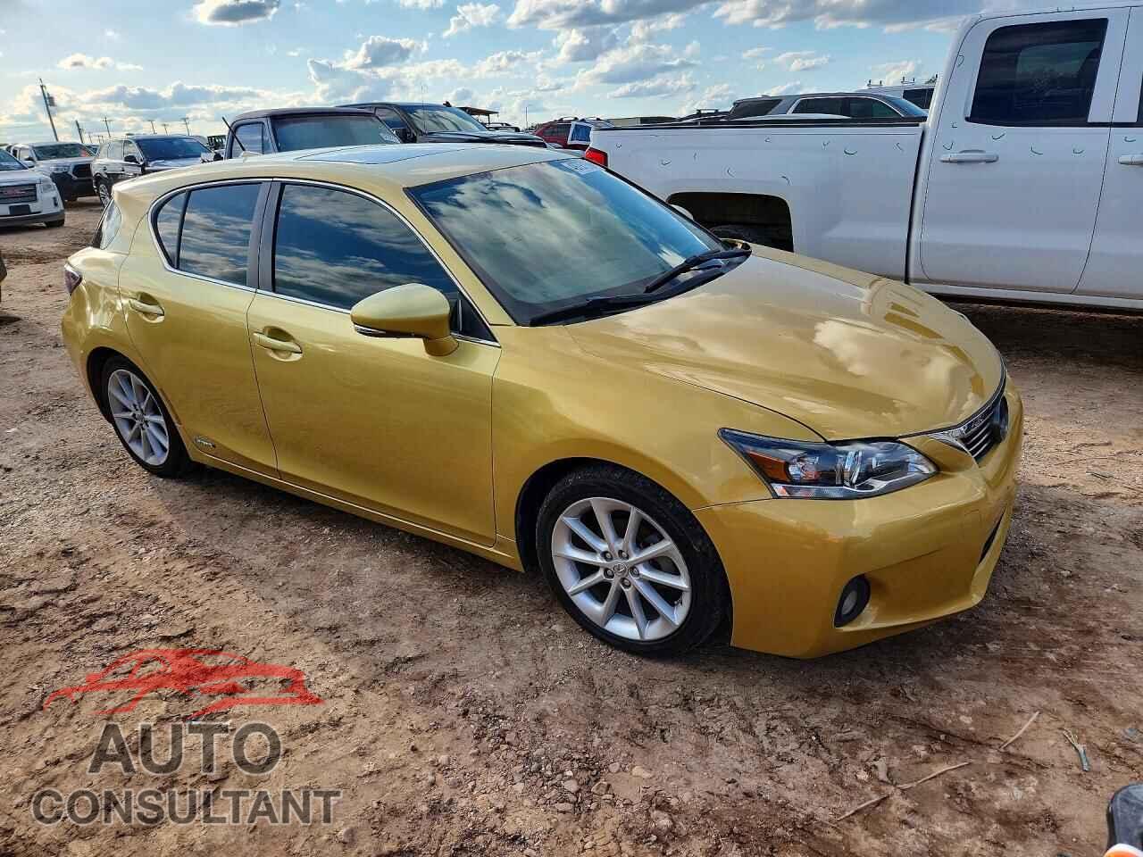 LEXUS CT 200 2011 - JTHKD5BH5B2009411