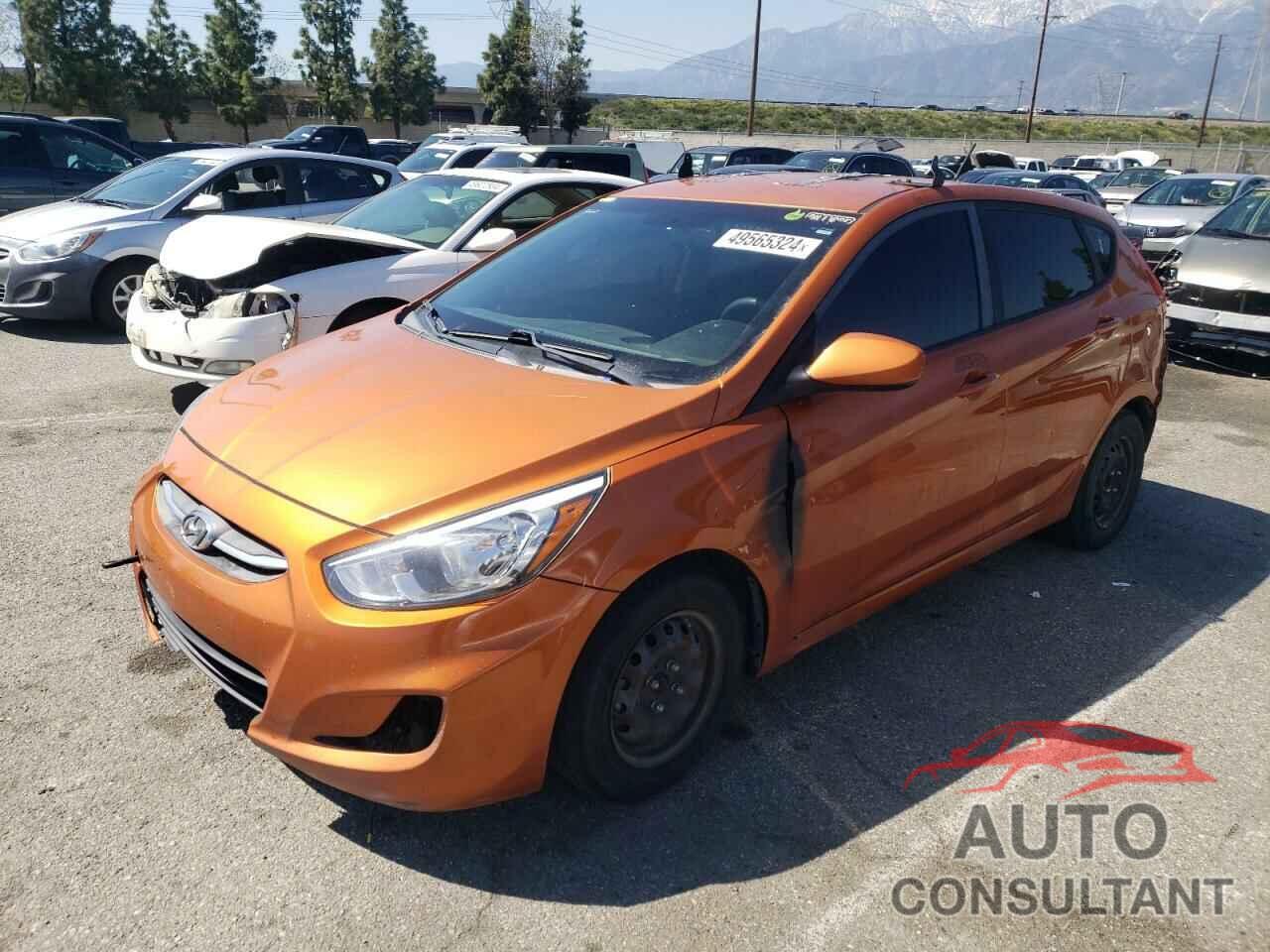 HYUNDAI ACCENT 2017 - KMHCT5AE4HU322684