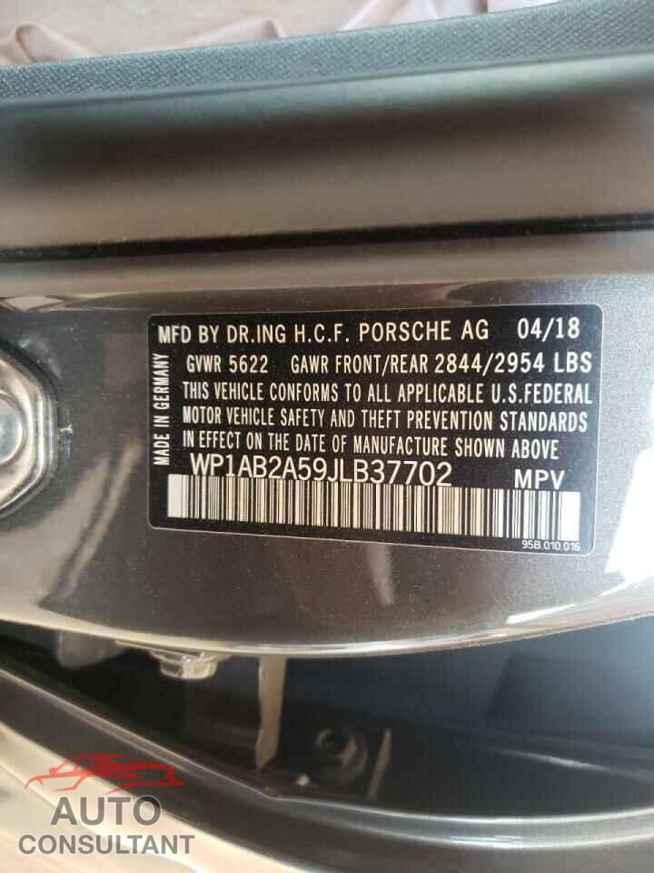 PORSCHE MACAN 2018 - WP1AB2A59JLB37702