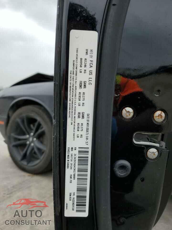 DODGE CHALLENGER 2018 - 2C3CDZAG4JH178089