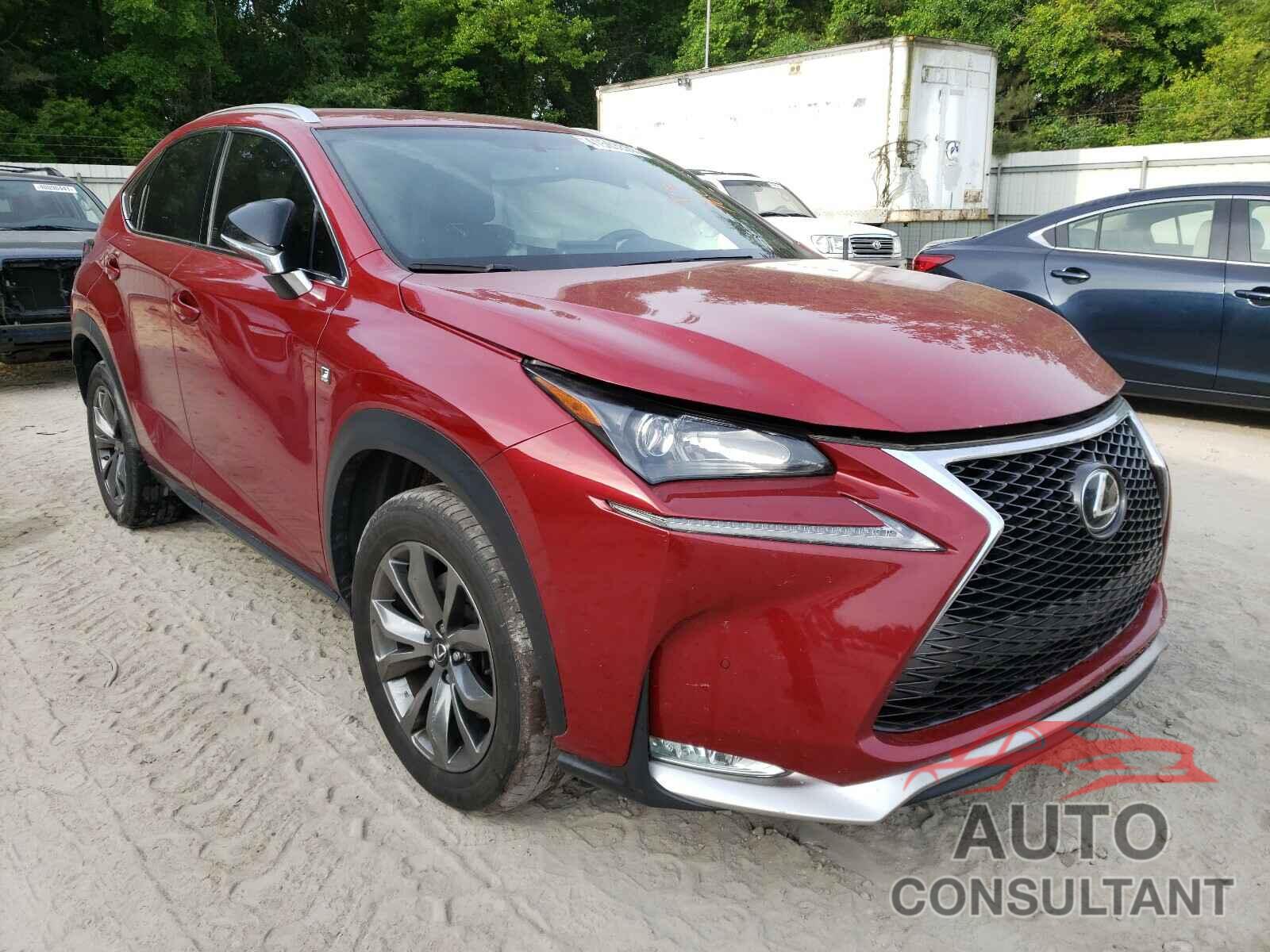 LEXUS NX 2016 - JTJYARBZ0G2025587