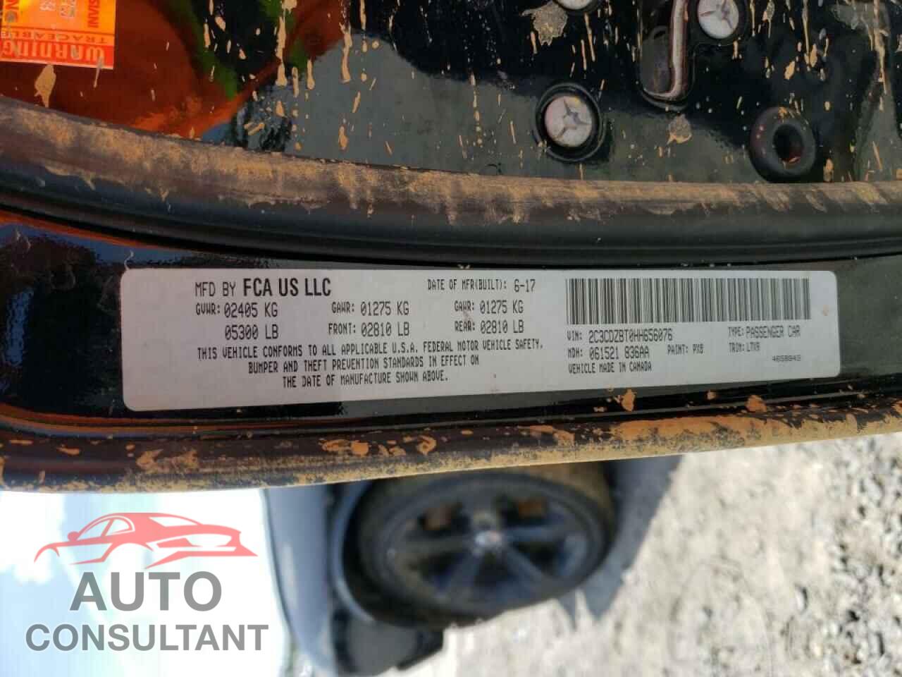 DODGE CHALLENGER 2017 - 2C3CDZBT0HH656076