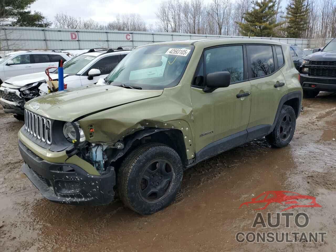 JEEP RENEGADE 2015 - ZACCJBAT0FPB62920
