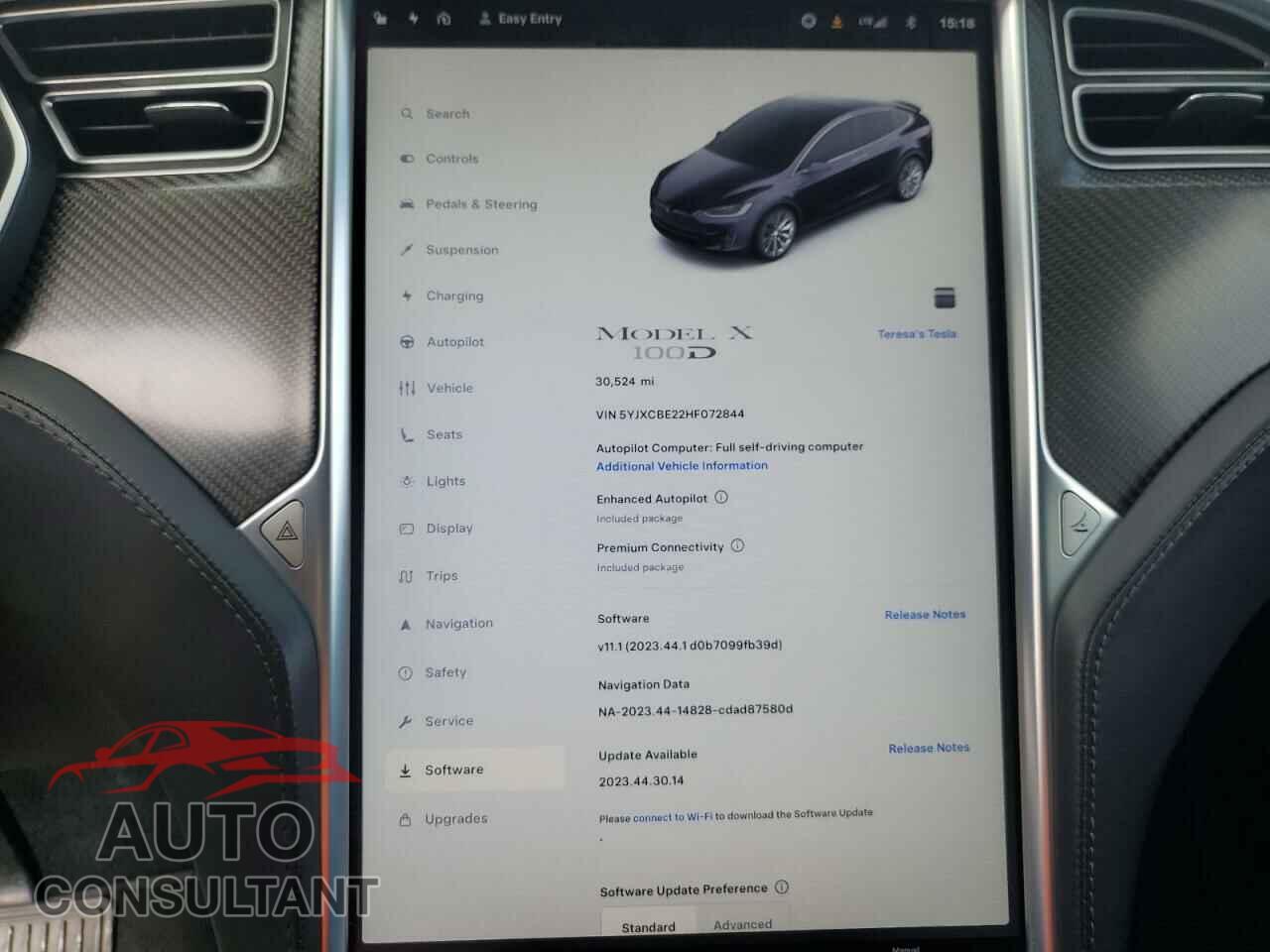 TESLA MODEL X 2017 - 5YJXCBE22HF072844