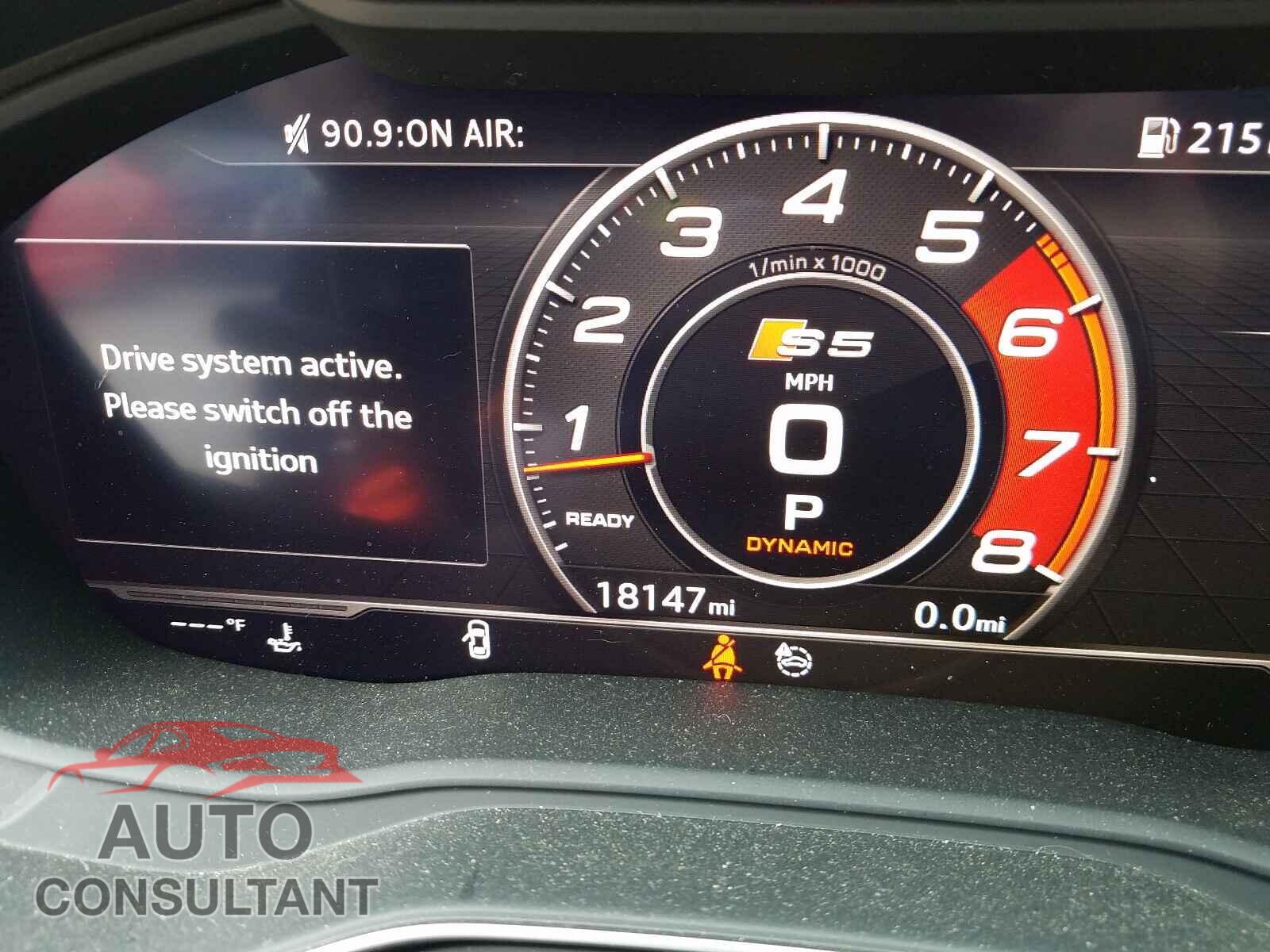 AUDI S5/RS5 2018 - WAUC4CF52JA013766
