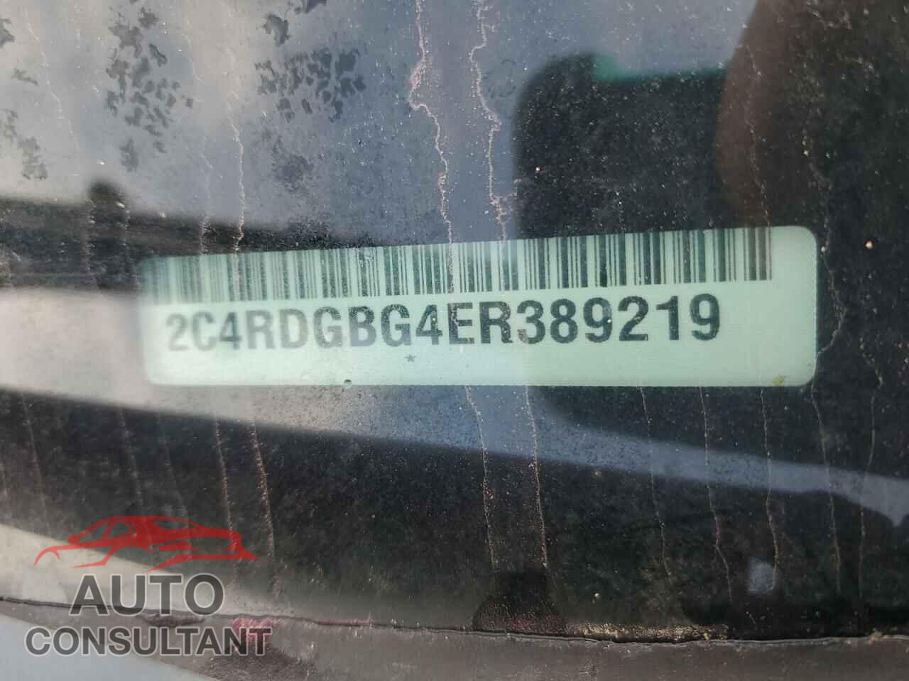 DODGE CARAVAN 2014 - 2C4RDGBG4ER389219