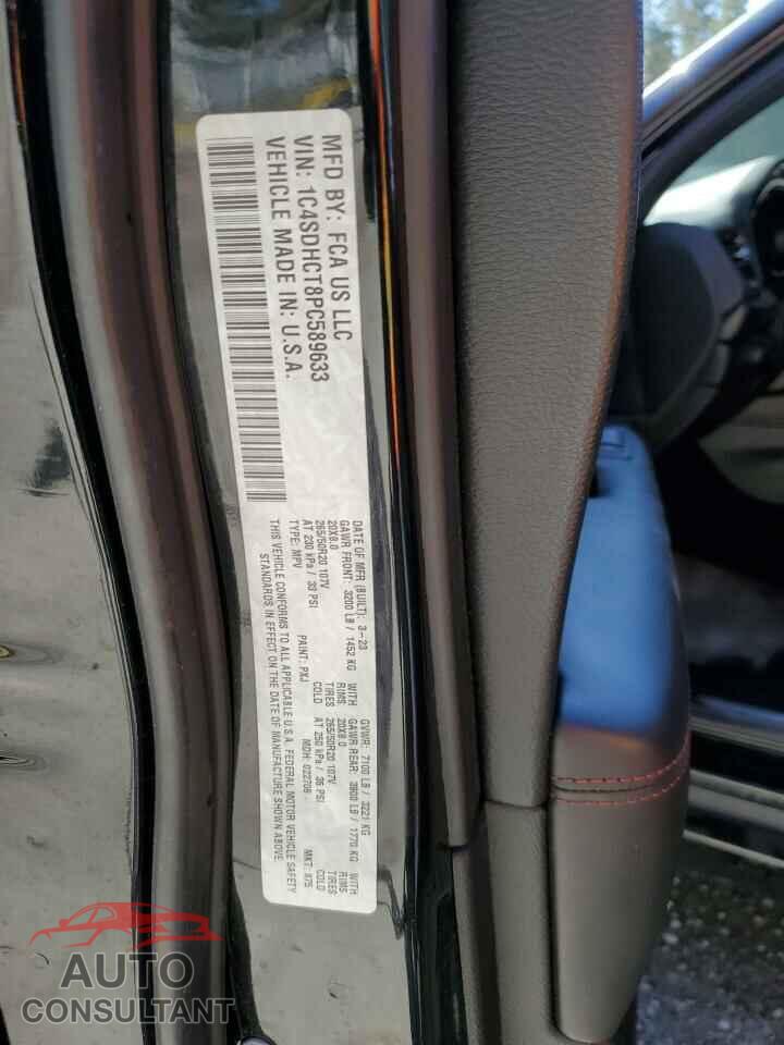 DODGE DURANGO 2023 - 1C4SDHCT8PC589633