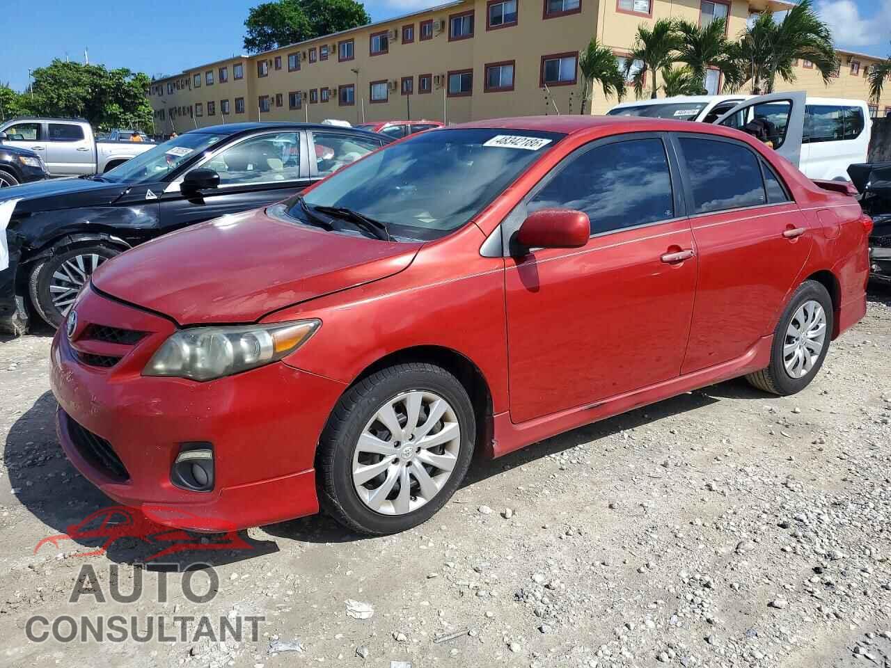 TOYOTA COROLLA 2012 - 5YFBU4EE6CP021289