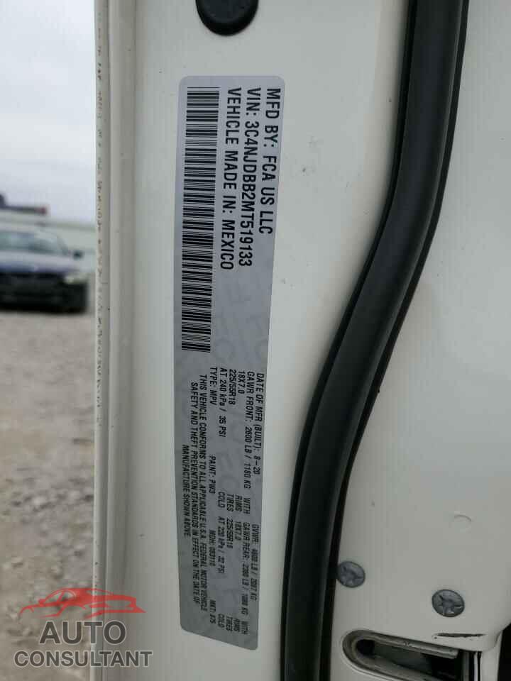 JEEP COMPASS 2021 - 3C4NJDBB2MT519133