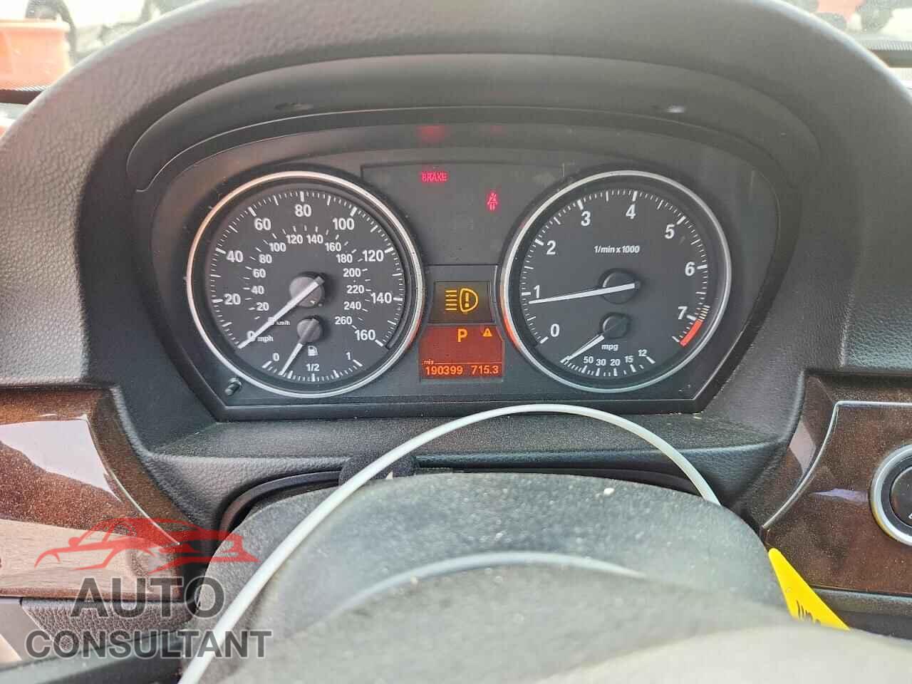 BMW 3 SERIES 2011 - WBAPH7C5XBE679687