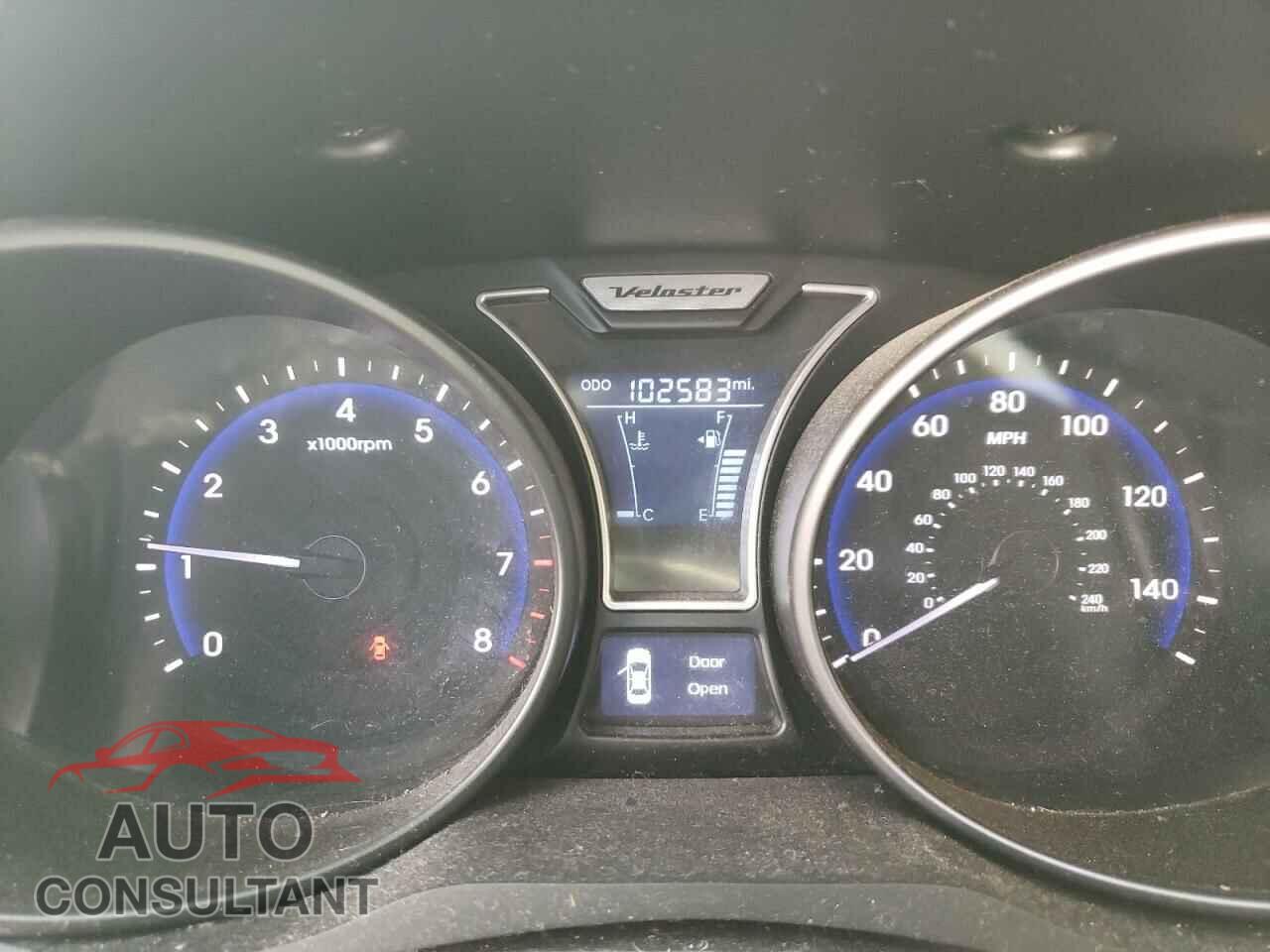 HYUNDAI VELOSTER 2013 - KMHTC6AE1DU152834