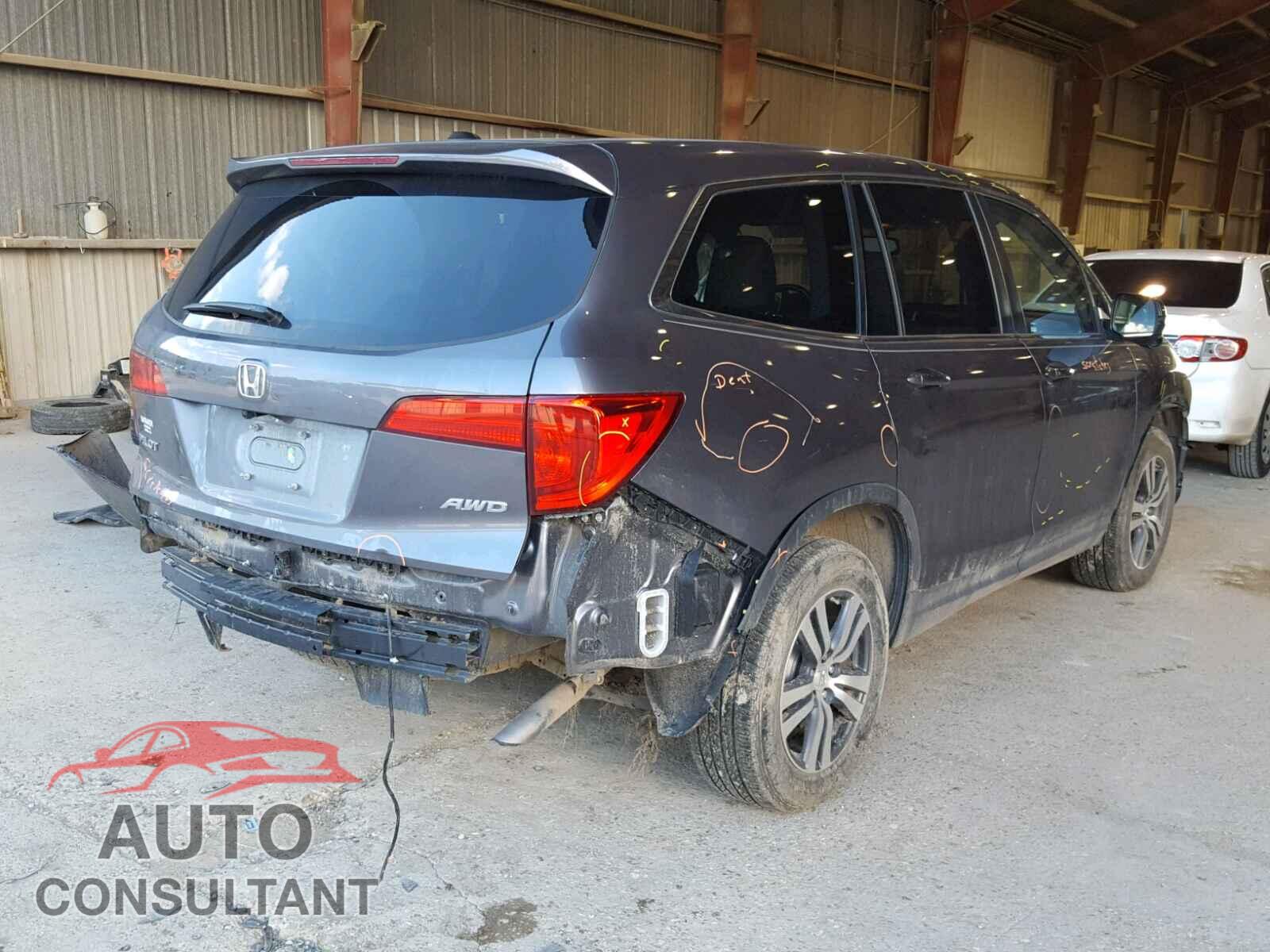 HONDA PILOT EXL 2017 - 5FNYF6H55HB009018