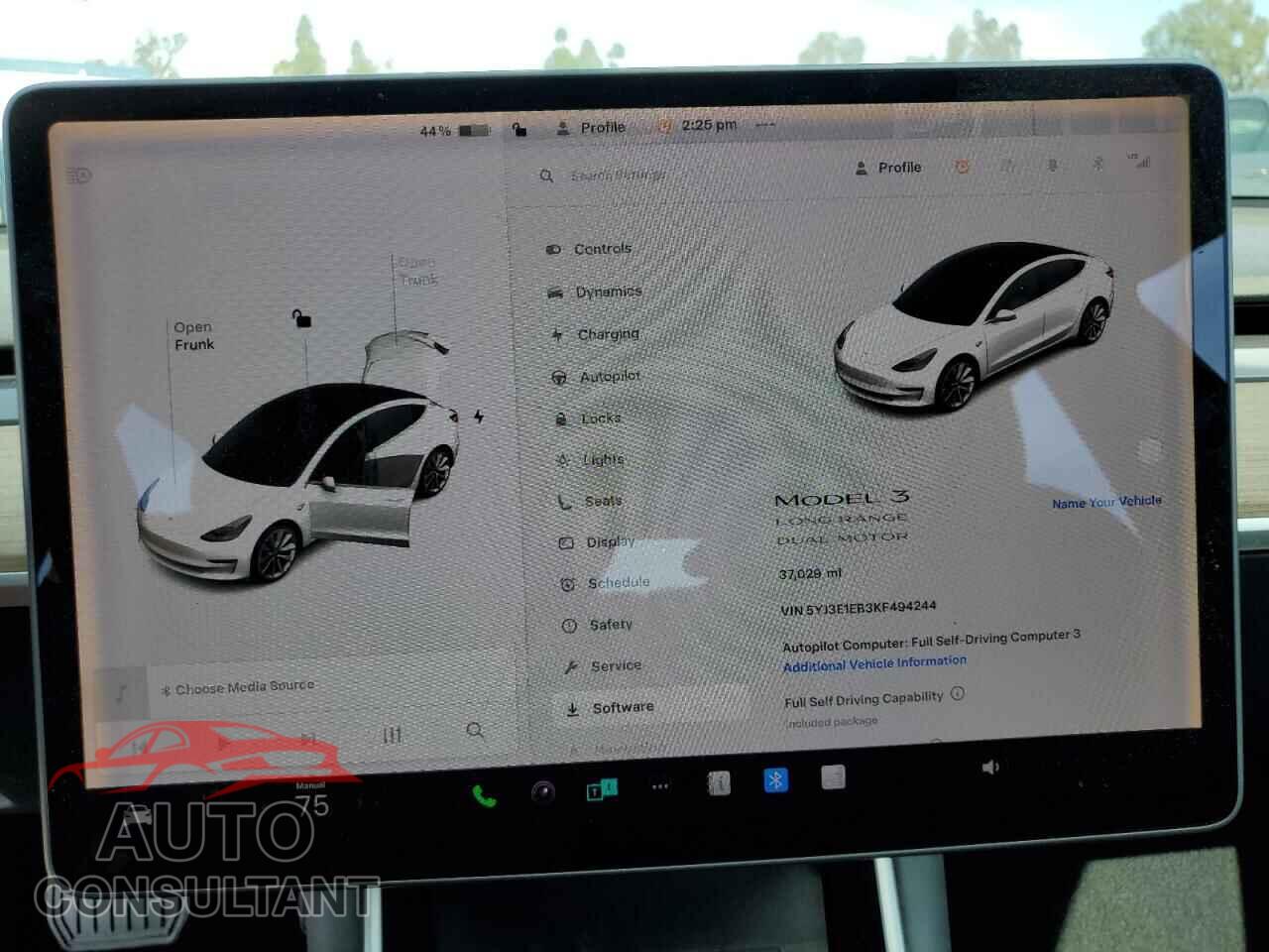 TESLA MODEL 3 2019 - 5YJ3E1EB3KF494244