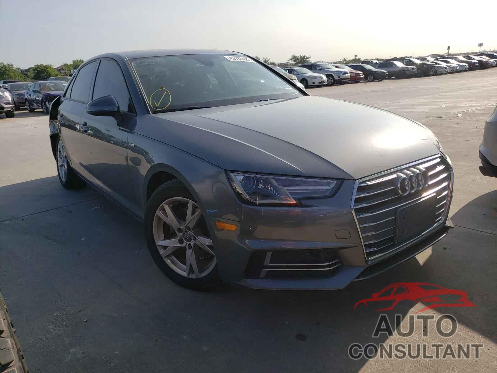 AUDI A4 2018 - WAUKMAF43JA206869