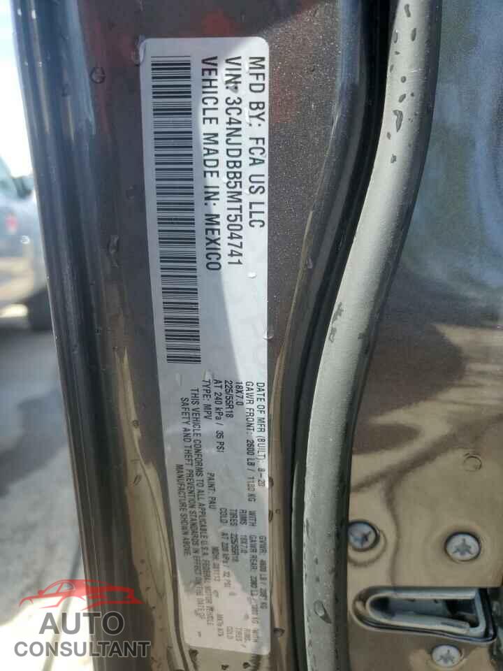 JEEP COMPASS 2021 - 3C4NJDBB5MT504741