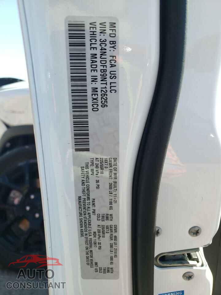 JEEP COMPASS 2022 - 3C4NJDFB9NT126256