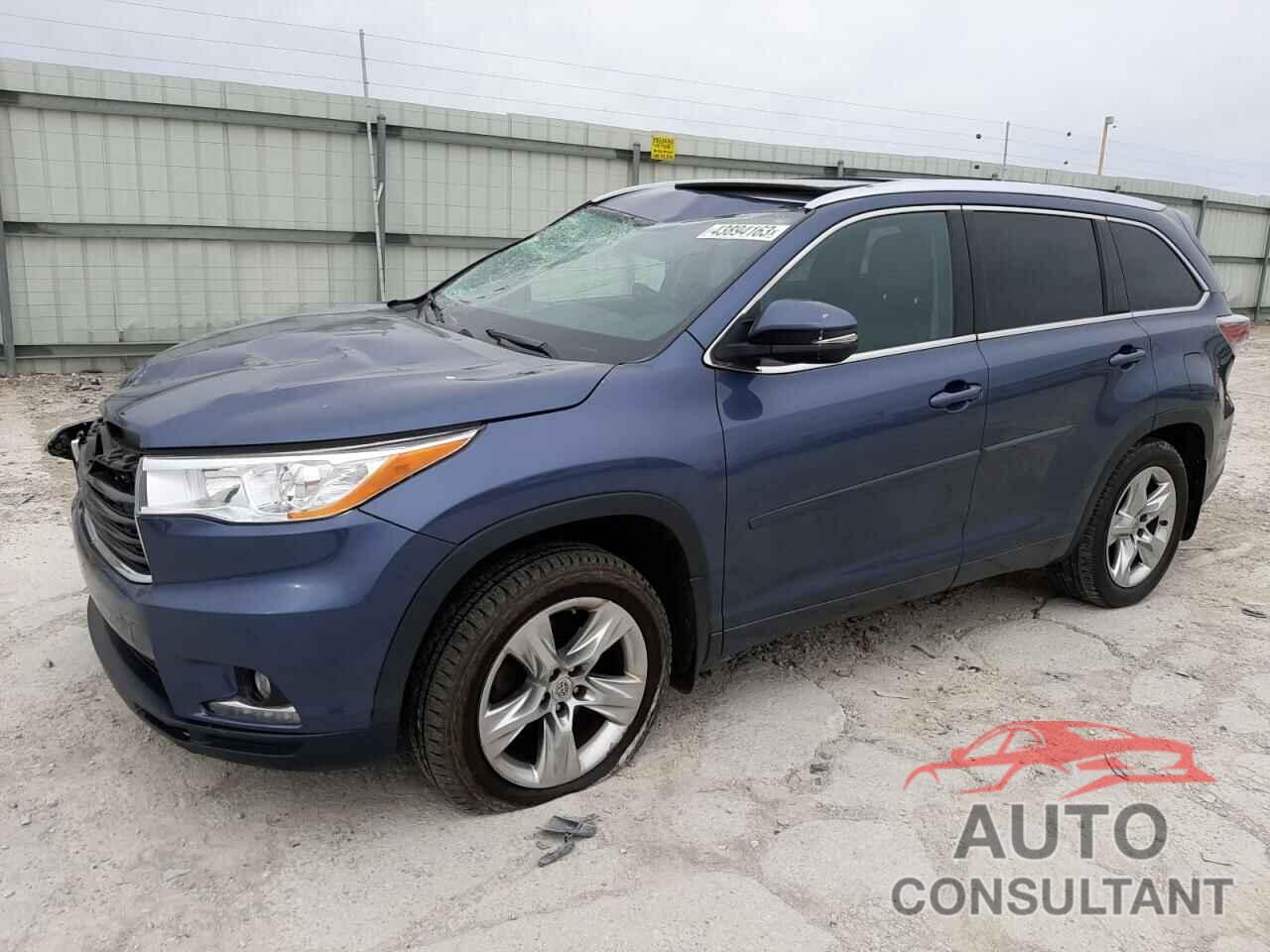 TOYOTA HIGHLANDER 2015 - 5TDDKRFH4FS199640