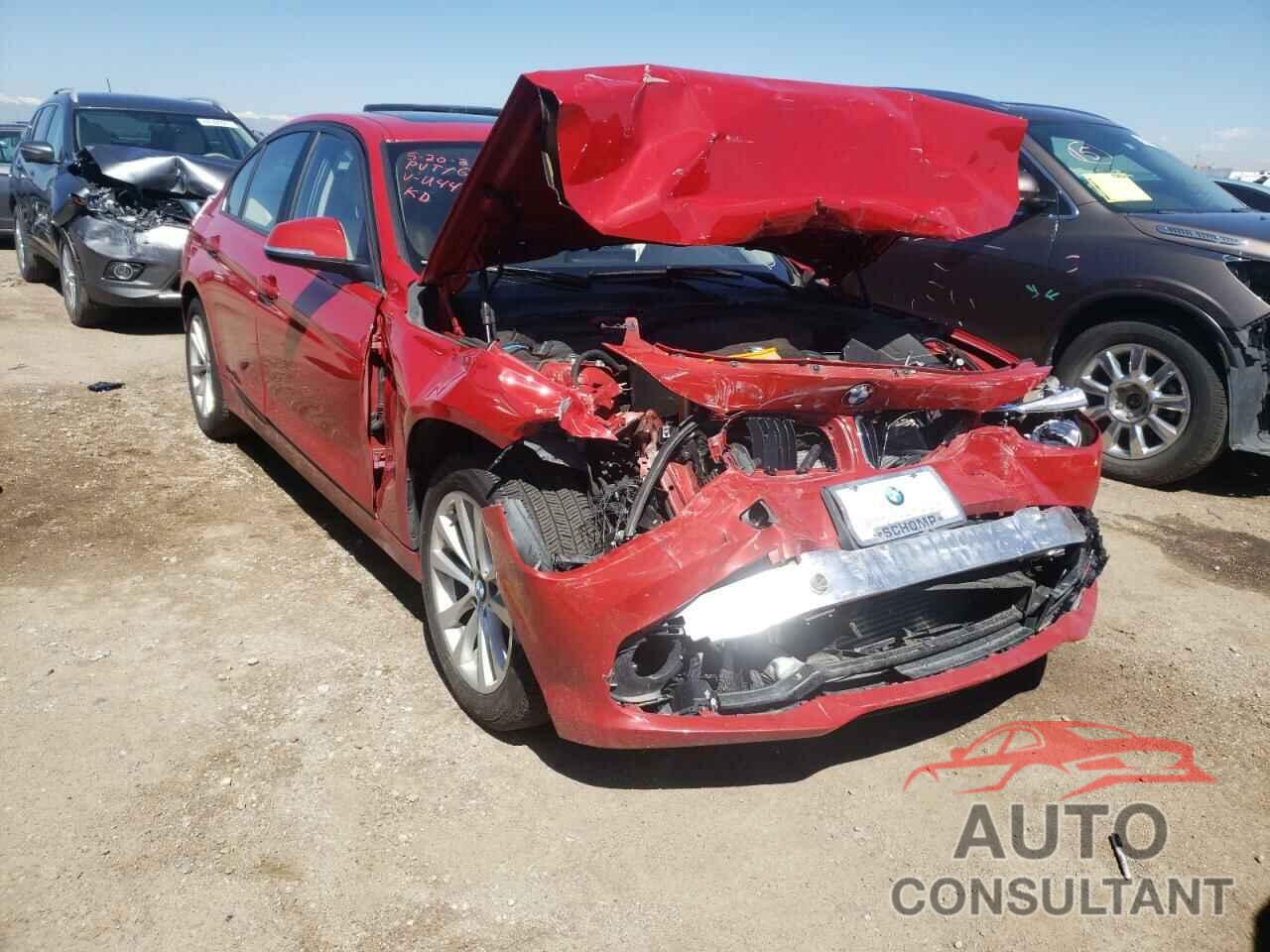 BMW 3 SERIES 2017 - WBA8E5G35HNU44553