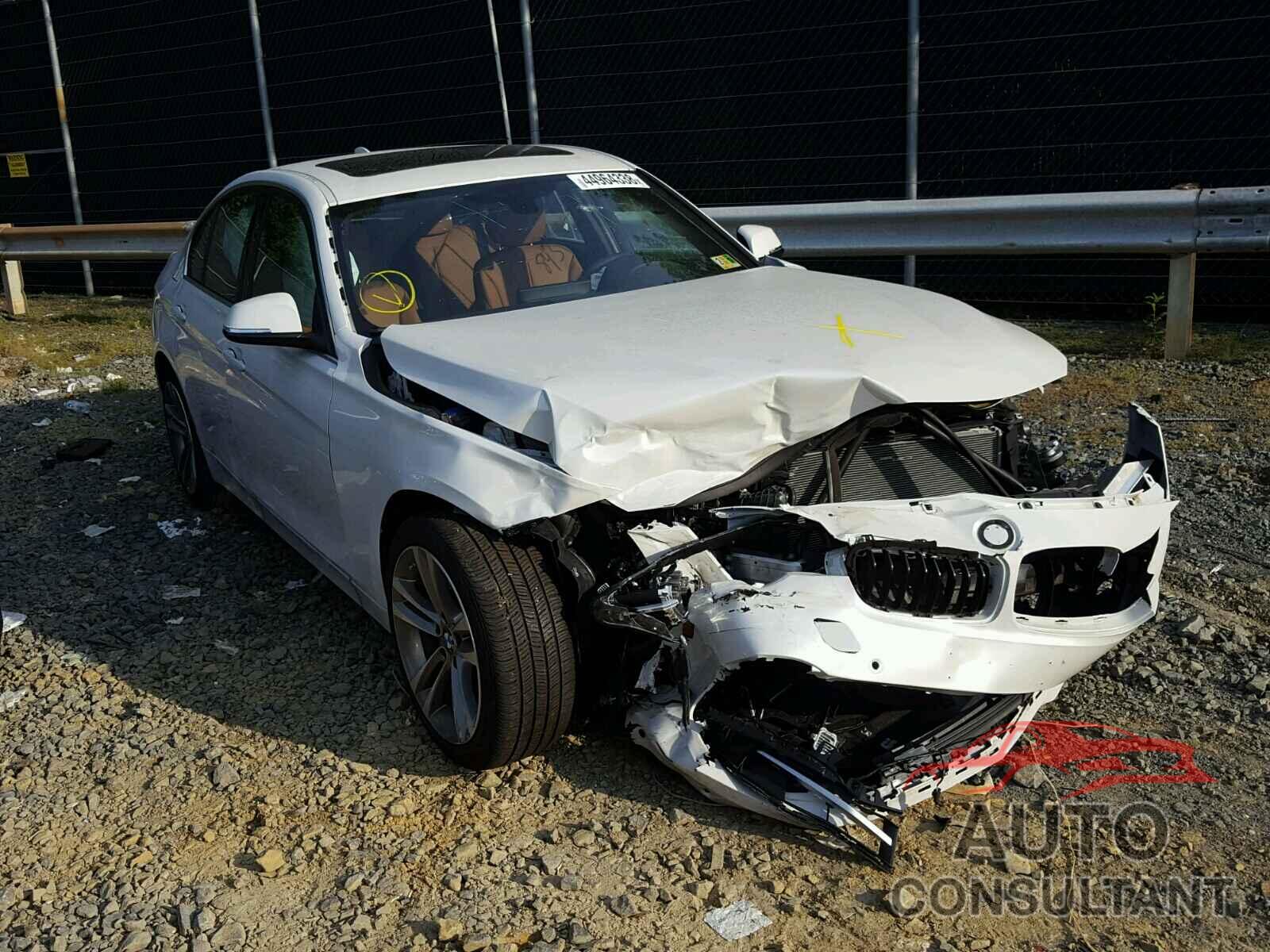 BMW 3 SERIES 2017 - WBA8D9G34HNU65341