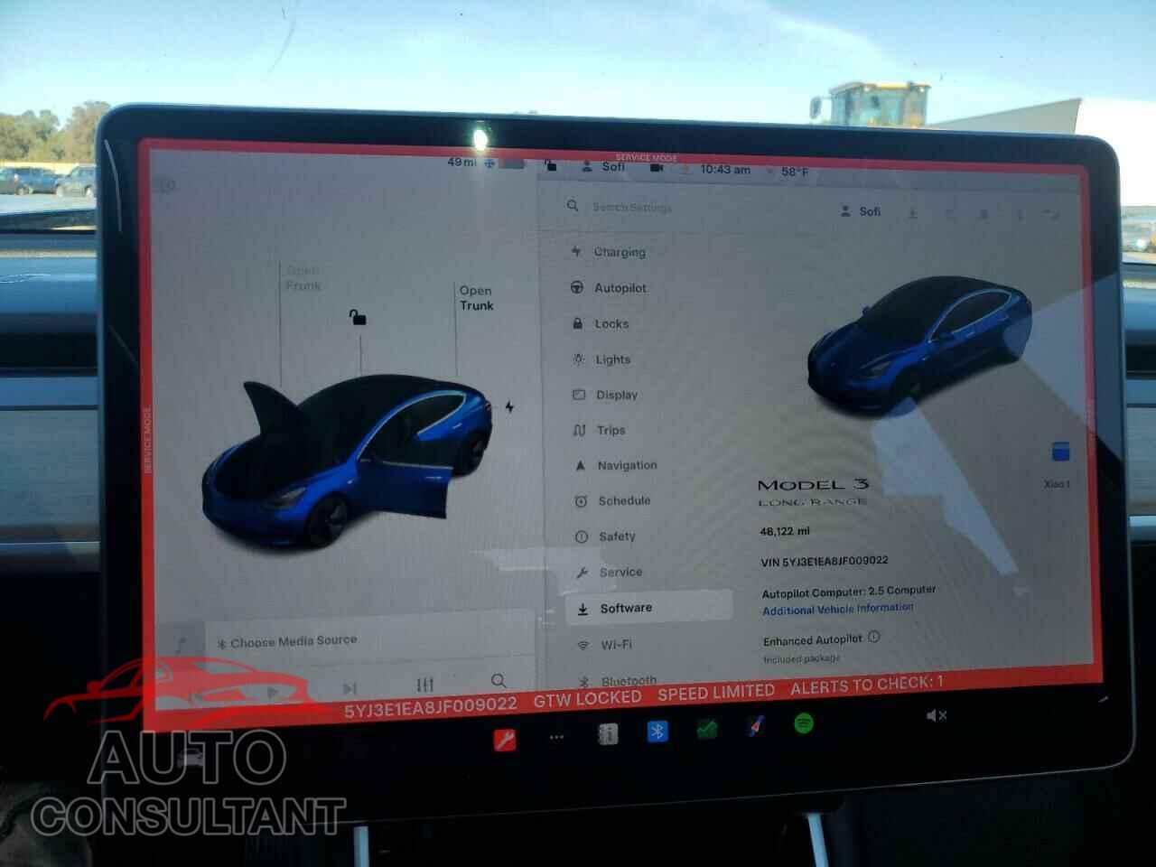 TESLA MODEL 3 2018 - 5YJ3E1EA8JF009022