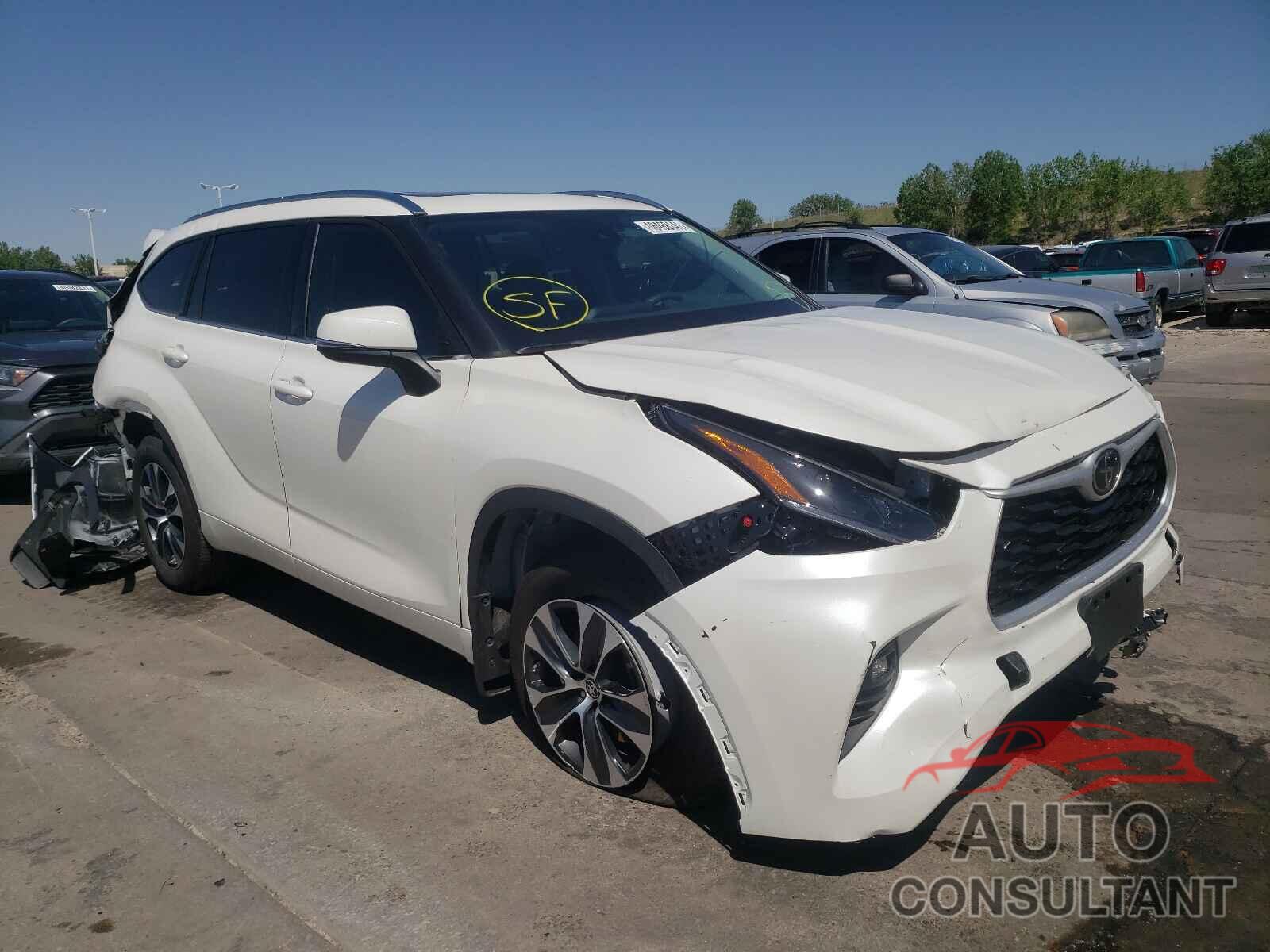 TOYOTA HIGHLANDER 2021 - 5TDHZRBH7MS059842