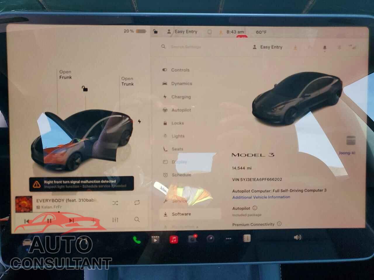 TESLA MODEL 3 2023 - 5YJ3E1EA6PF666202