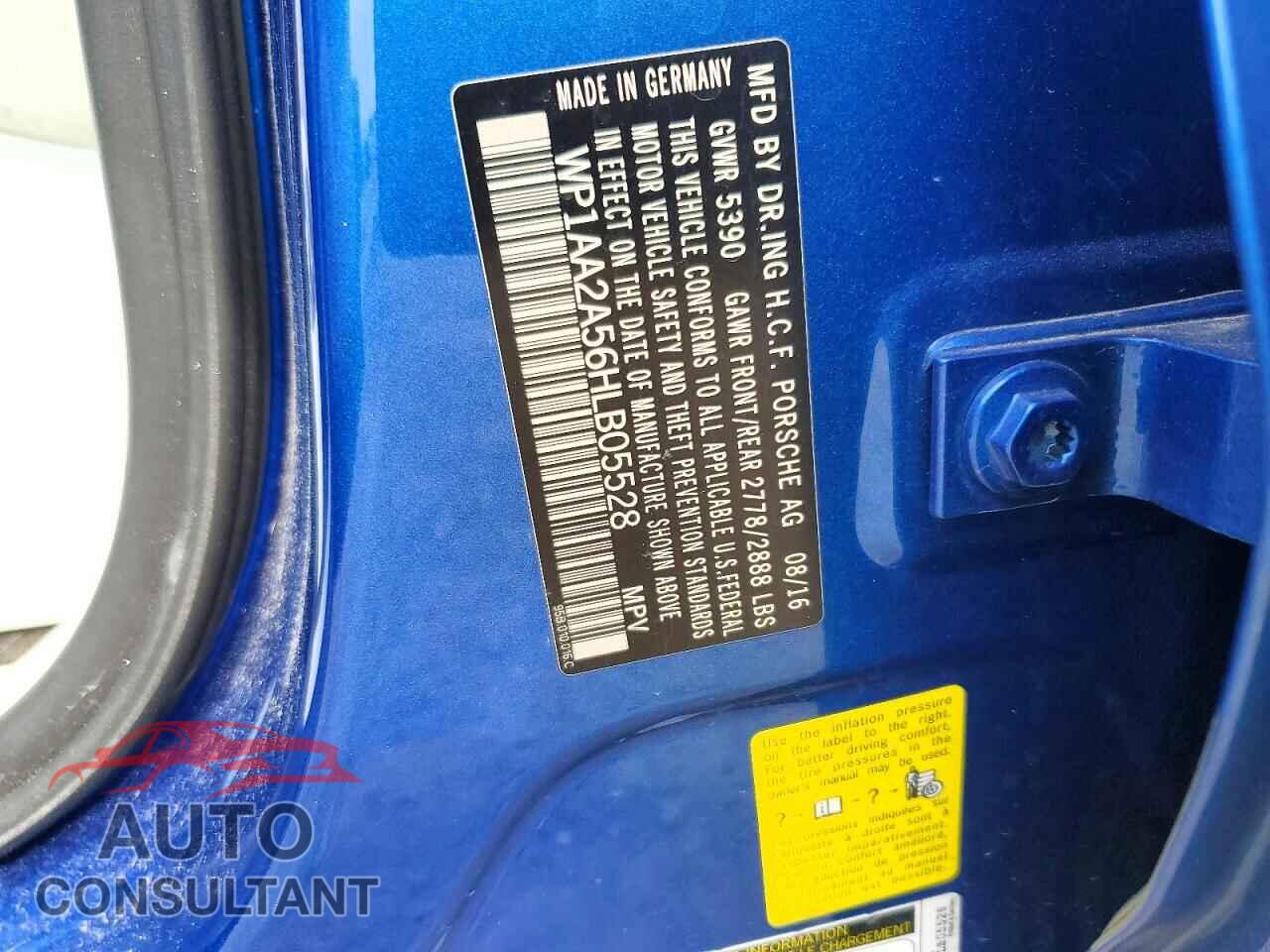 PORSCHE MACAN 2017 - WP1AA2A56HLB05528