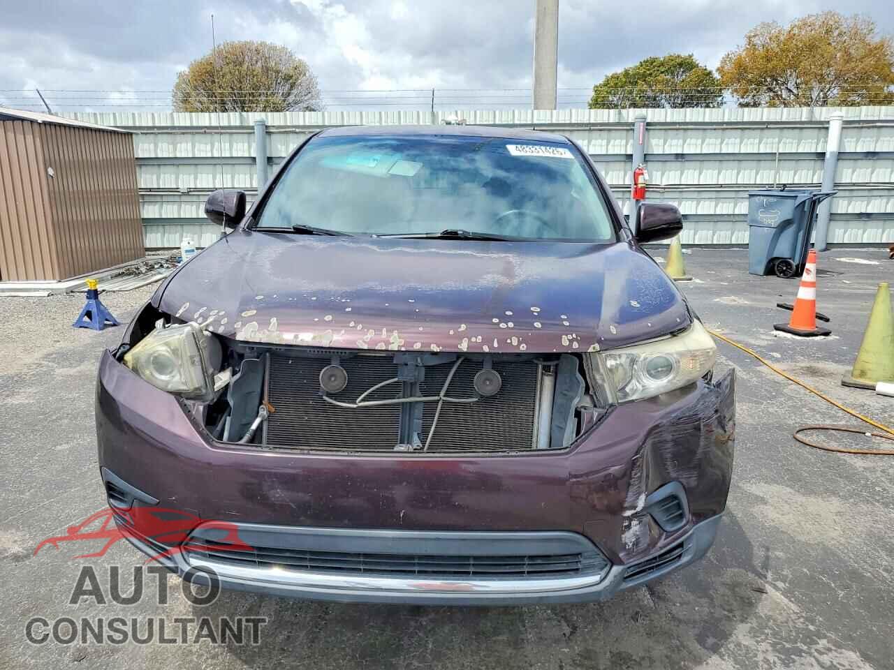 TOYOTA HIGHLANDER 2012 - 5TDZA3EH1CS017704