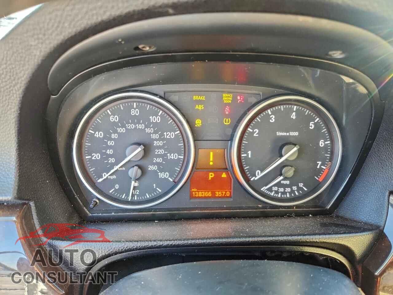 BMW 3 SERIES 2011 - WBAPH7C5XBA802461
