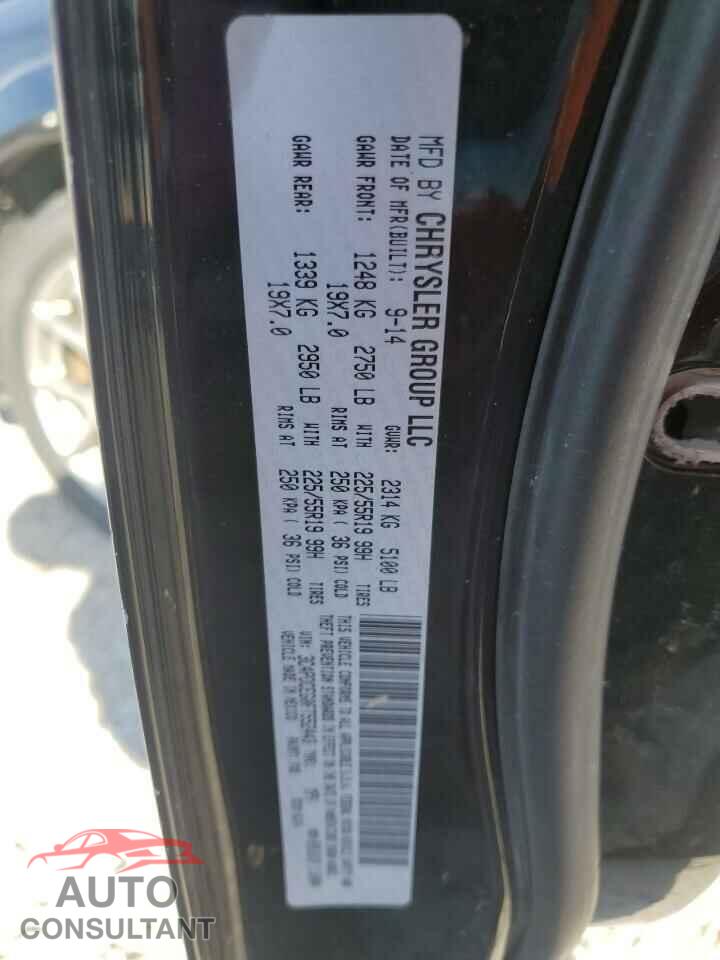 DODGE JOURNEY 2015 - 3C4PDCEG0FT552443