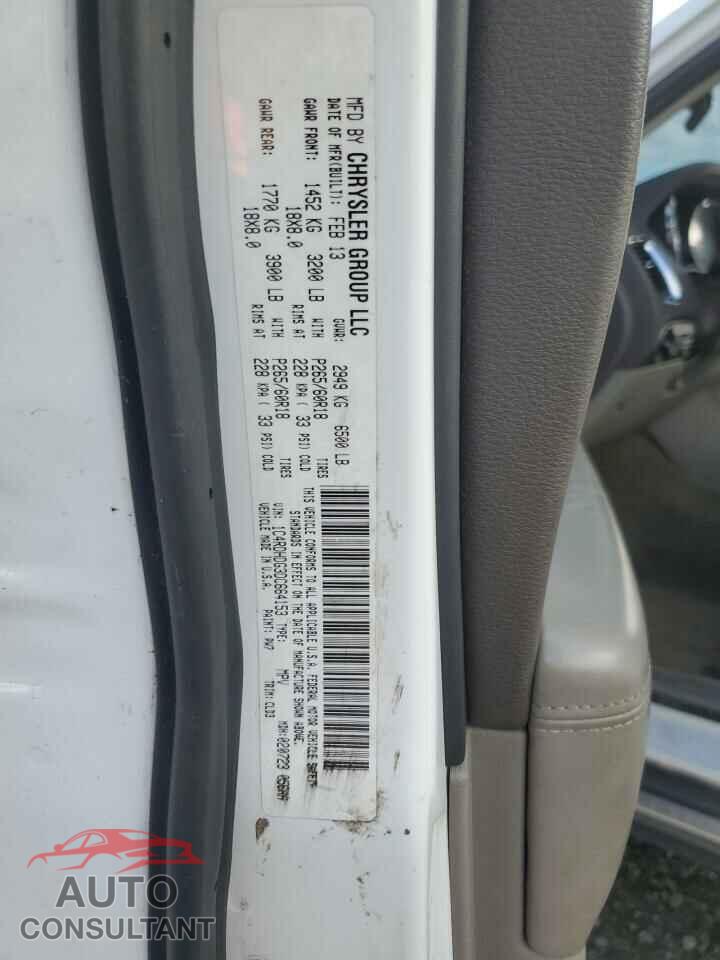 DODGE DURANGO 2013 - 1C4RDHDG3DC664153