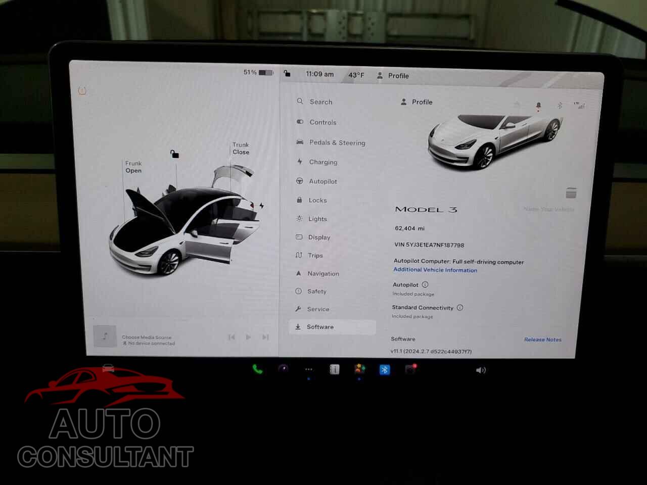 TESLA MODEL 3 2022 - 5YJ3E1EA7NF187798