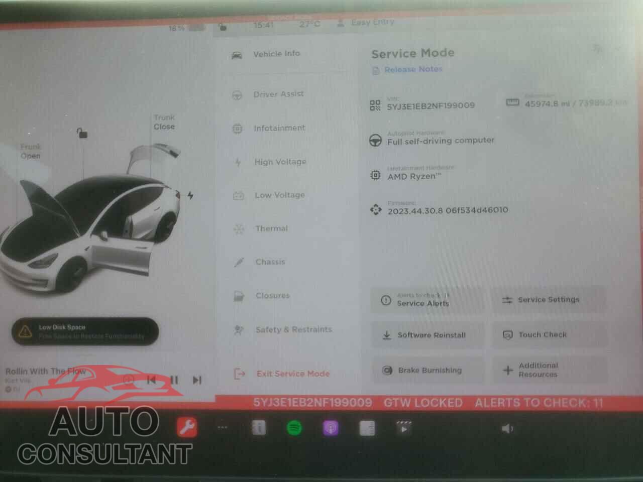 TESLA MODEL 3 2022 - 5YJ3E1EB2NF199009