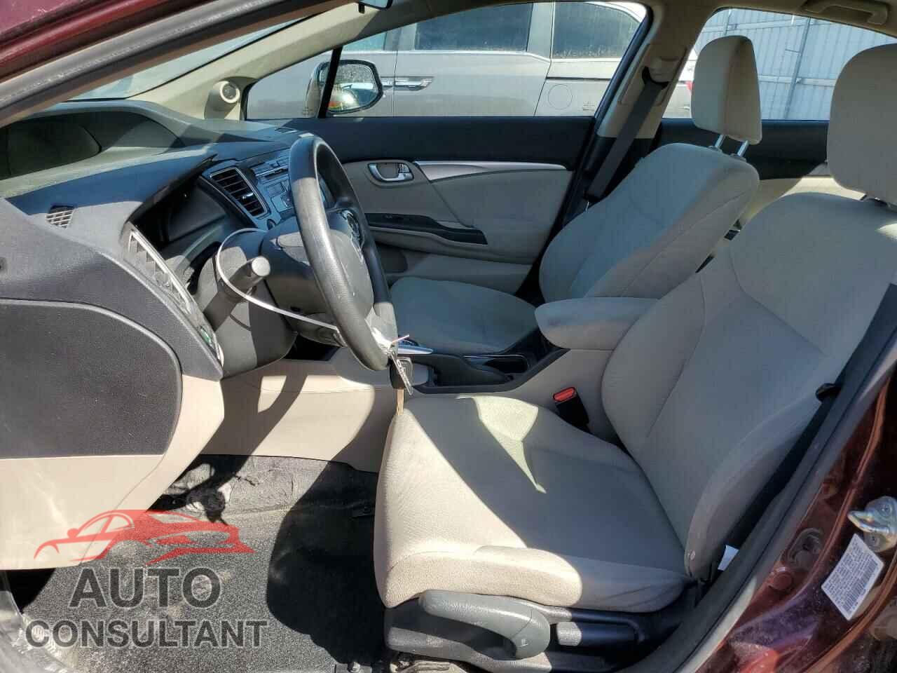 HONDA CIVIC 2013 - 19XFB2F81DE086266