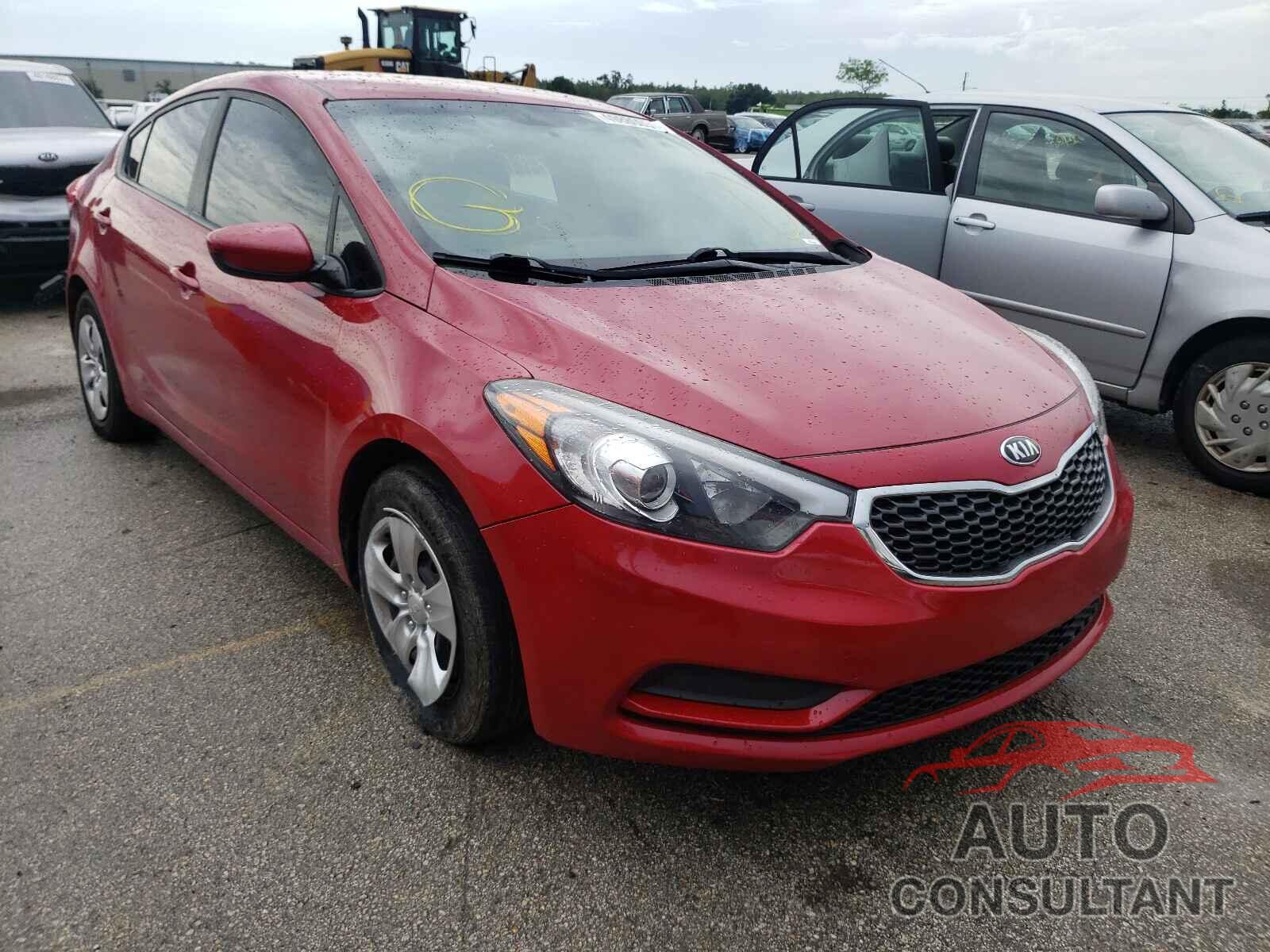 KIA FORTE 2016 - KNAFK4A66G5597924