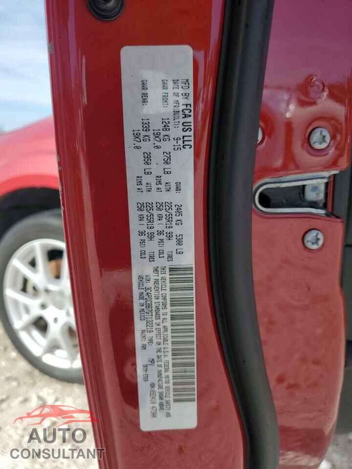 DODGE JOURNEY 2016 - 3C4PDCBB7GT132219