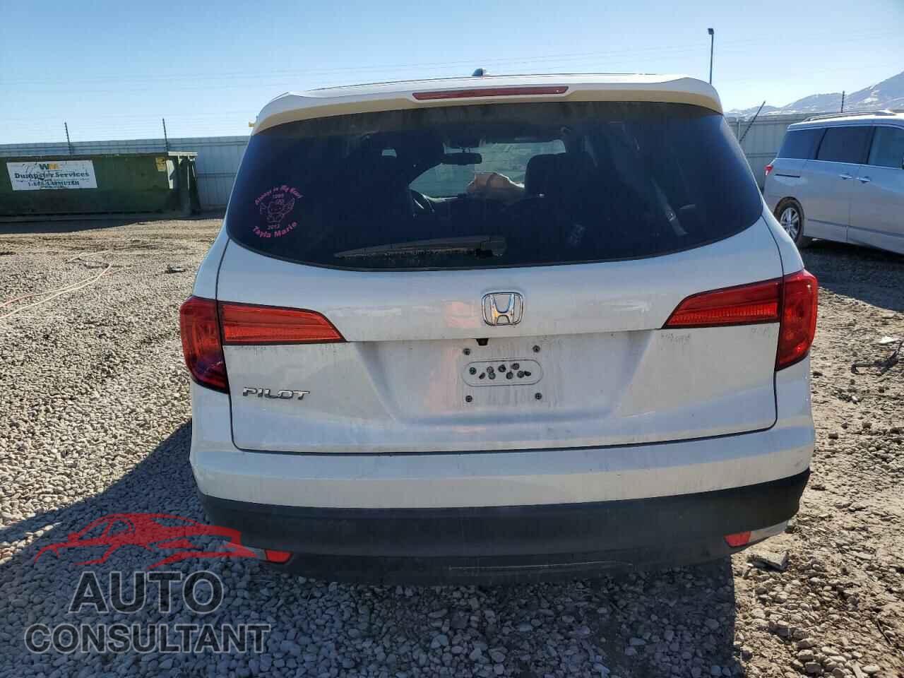 HONDA PILOT 2016 - 5FNYF5H59GB021858