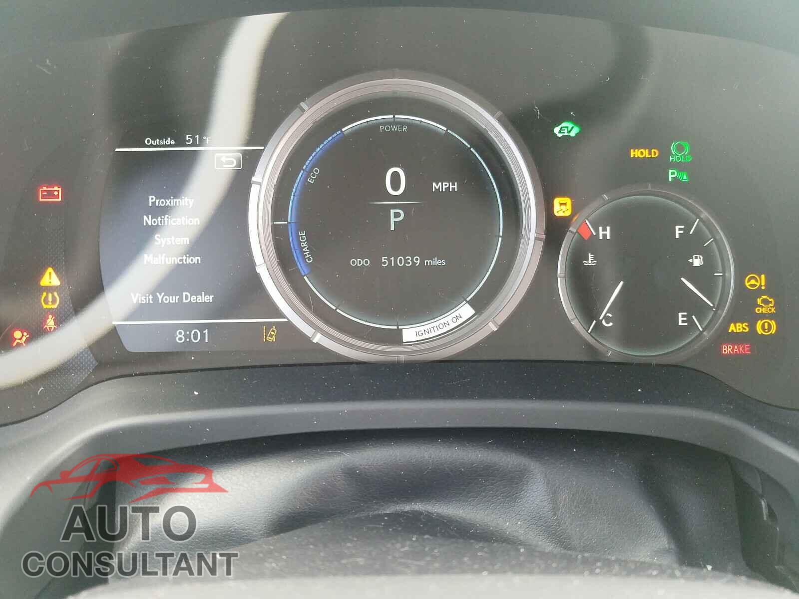 LEXUS RX450 2019 - 2T2BGMCA4KC039579