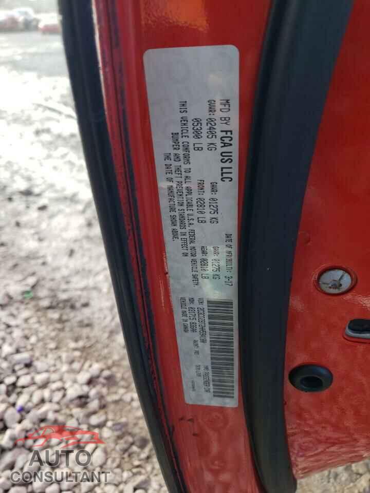 DODGE CHALLENGER 2017 - 2C3CDZBT2HH594180