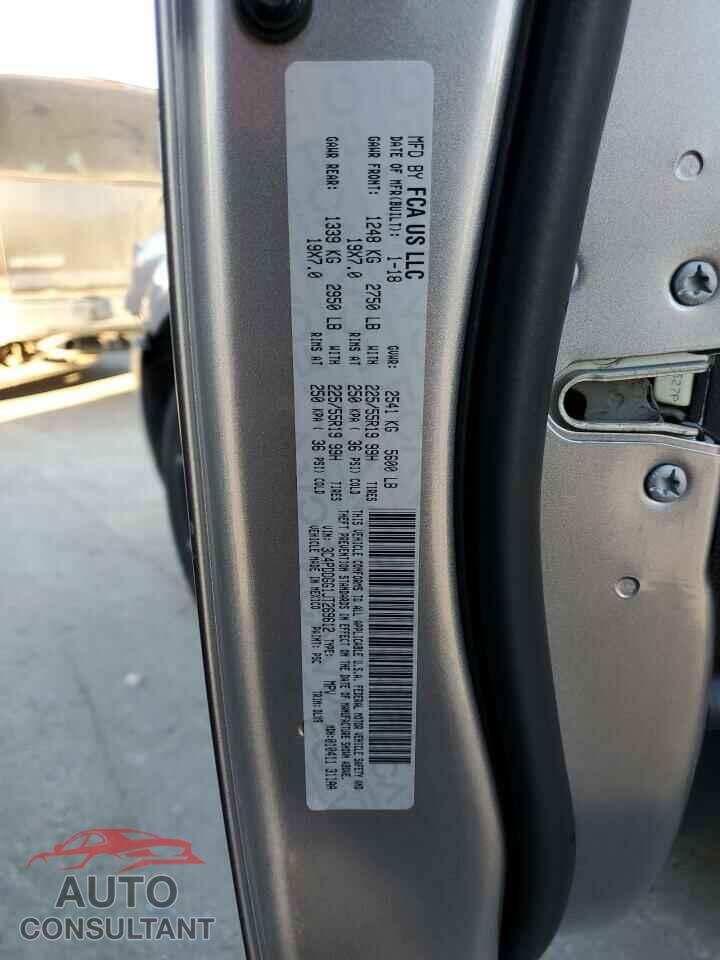 DODGE JOURNEY 2018 - 3C4PDDGG1JT269612