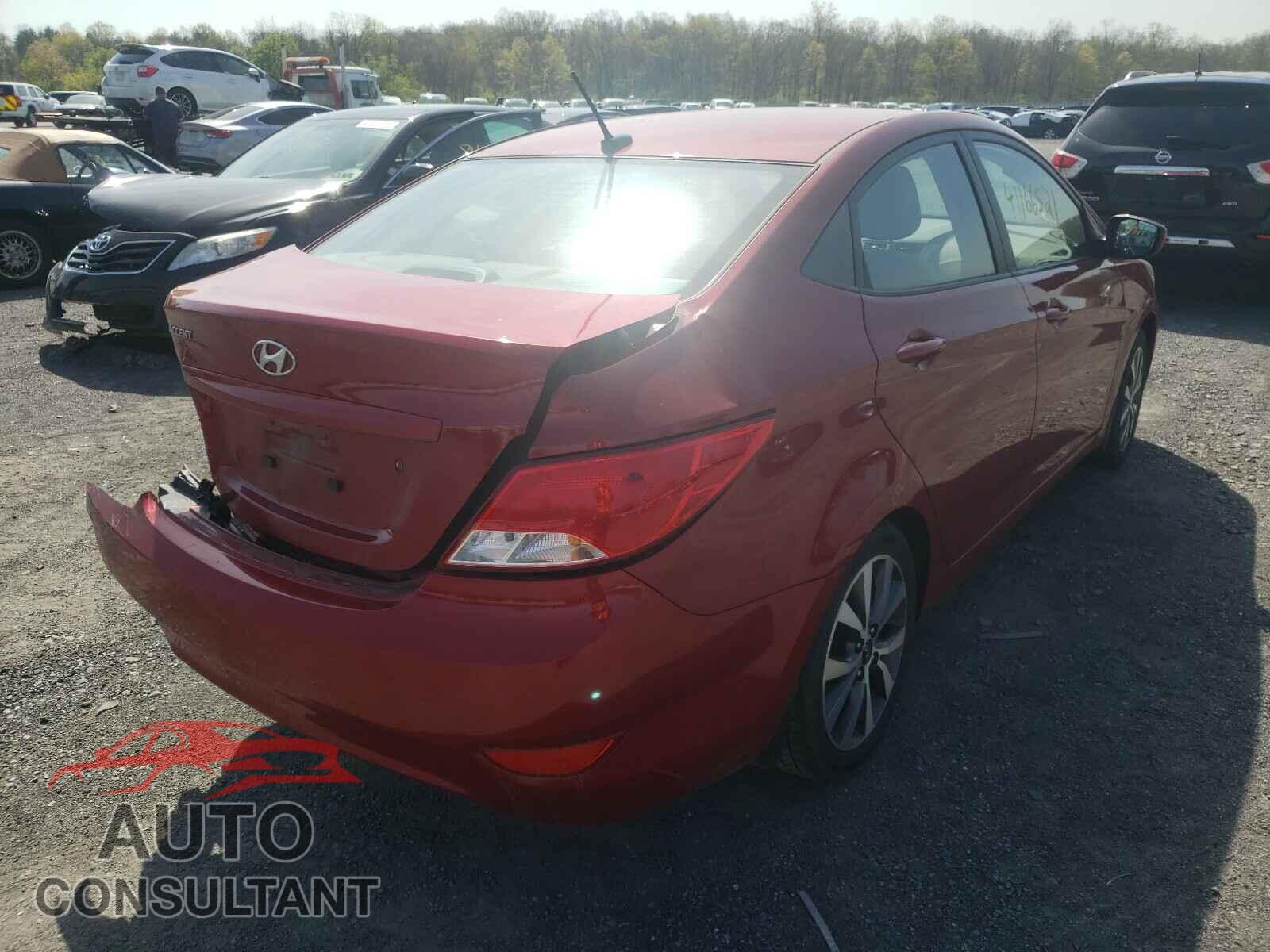 HYUNDAI ACCENT 2017 - KMHCT4AEXHU380342